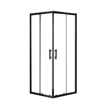  Viva Aqua Zuhanykabin - Sarok - Fekete - 80x80 cm kád, zuhanykabin