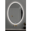 Viva AURA PINO 60 fürdőszoba tükör - érintésmentes - AMBIENT LED - ELIPSZIS -ÁLLÓ - 60x80 cm