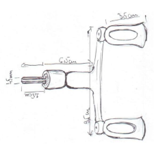 VIVA Dupla hajtókar 20-30-35 horgászkiegészítő
