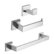 Viva INOX Szett - fogas, wc papír tartó, törülközőtartó bútor