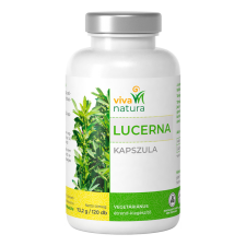 Viva natura lucerna vegetáriánus kapszula 100% 120 db vitamin és táplálékkiegészítő