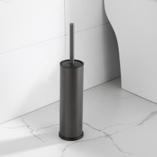  Viva NERO - fürdőszobai kiegészítő - WC kefe tartó hengeres - GUN METAL takarító és háztartási eszköz