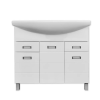  Viva Style SZQUARE 85 lábon álló fürdőszobabútor Sanovit Zenon 6085 porcelán mosdókagylóval 85 cm