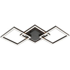 Vivalux Mennyezeti designer LED lámpa (24W/900Lumen) fekete, természetes fehér világítás