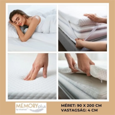 Vivamax Memóriahabos fedőmatrac (90x200x4cm) gyógyászati segédeszköz