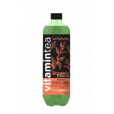 VIWA vitamintea black tea peach 600 ml reform élelmiszer