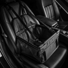 Vízálló kutya autoülés - Fekete szállítóbox, fekhely kutyáknak