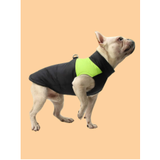  Vízálló téli kutyamellény, fekete-sárga, XL-es kutyaruha