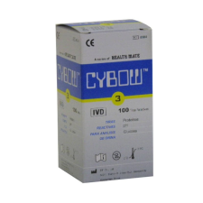 Vizelet tesztcsík CYBOW 3 100 db/doboz gyógyhatású készítmény