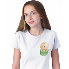  Vízfestmény Baby Zseb Állat (Maci) - Gyerek Pólók