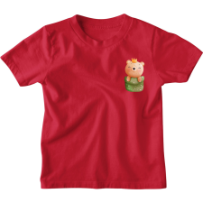  Vízfestmény Zsebminta Maci - Gyerek Póló gyerek póló