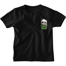  Vízfestmény Zsebminta Panda - Gyerek Póló