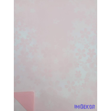  Vízhatlan mintás ív 70x100cm - Kis-Nagy Ötszirmú - Halvány Rózsaszín dekorációs kellék