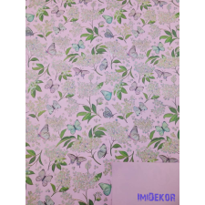 Vízhatlan mintás ív 70x100cm - Lepke mintás - Rózsaszín dekorációs kellék