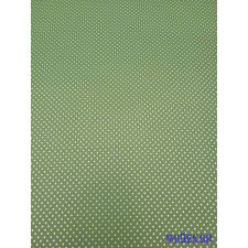Vízhatlan mintás ív 70x100cm - Pici Pöttyös - Olivazöld dekorációs kellék