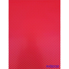  Vízhatlan mintás ív 70x100cm - Pici Pöttyös - Piros dekorációs kellék