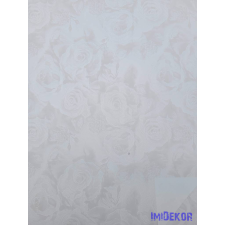 Vízhatlan mintás ív 70x100cm - Rózsafejmintás - Fehér dekorációs kellék