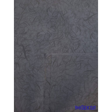 Vízhatlan mintás ív 70x100cm - Tollmintás - Fekete dekorációs kellék