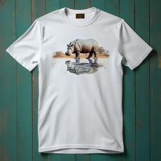  Víziló póló (Férfi)(Áttetsző)