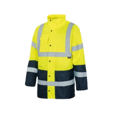 VIZWELL láthatósági esőkabát fluo sárga-tengerkék 3xL vizwell termék