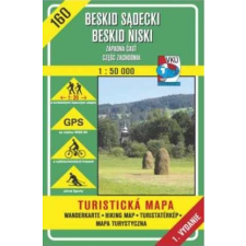 VKÚ 160. Szandeci Beszkidek, Niski Beszkidek turista térkép VKÚ 1:50 000 térkép