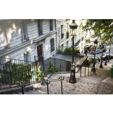  Vlies Fotótapéta - Stairs in Montmartre - 375x250 cm tapéta, díszléc és más dekoráció