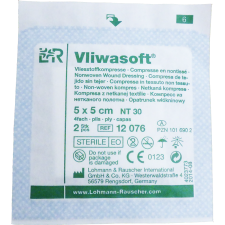Vliwasoft sebpárna (5x5 cm) 1x gyógyászati segédeszköz
