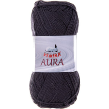 VLNIKA Aura Kötőfonal, 100 g, 906 fekete rövidáru