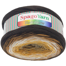 VLNIKA Bellatex SpagoYarn Rainbow 250 g - 3 barna, mustár rövidáru
