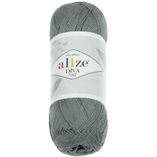 VLNIKA Diva Fine 100 g - 87 szürke (11706) rövidáru