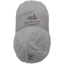 VLNIKA Samet Soft 100g - 230 fehér fonal, cérna