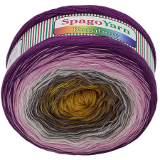 VLNIKA SpagoYarn Rainbow 250 g - 4 rózsaszín-lila rövidáru