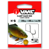  VMC Carp Hair Rig 7021 Hooks Braided Line Boilie 1 előkötött horog 2db (171021)