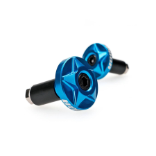 VOCA Racing VOCA CNC 14mm-es kék vibráció csillapító kormányvégsúly szett egyéb motorkerékpár alkatrész