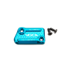 VOCA Racing Voca CNC fékfolyadék tartály fedél Rieju MRT/RR/SMX 50cc AJP türkiz Voca Racing Futómű és fék alkatrészek Fékalkatrészek