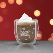 Vog und Arths Karácsonyi duplafalú üveg pohár - 300 ml GLO-57176E konyhai eszköz