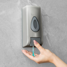 Vog und Arths Szappanadagoló - kézzel működtethető - 350 ml - fali - ezüst GLO-51119B konyhai eszköz