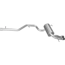  Volkswagen, Audi, hátsó kipufogódob K30_01ALU autóalkatrész