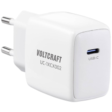 Voltcraft 1xUSB-C hálózati adapter + 2 m-es USB-C-USB-C kábel fehér (VC-13082885) mobiltelefon kellék