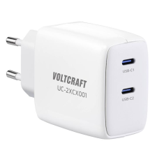 Voltcraft 2xUSB-C hálózati adapter fehér (VC-13091940) (VC-13091940) mobiltelefon kellék