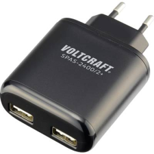 Voltcraft SPAS-2400/2+ VC-11332175 USB-s töltőkészülék Aljzat dugó Kimeneti áram (max.) 4800 mA 2 x USB (VC-11332175) mobiltelefon kellék