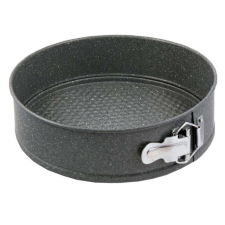 Voltz V51223GB24 süllyesztett aljú tepsi, 24 cm, szénacél, márvány kivitel, szürke sütés és főzés