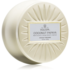 Voluspa Vermeil Coconut Papaya illatgyertya alumínium dobozban 127 g gyertya