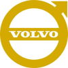  VOLVO LOGÓ MATRICA 25CM X 25CM ARANY