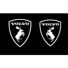  VOLVO matrica fülke oldalára,fehér,50cmx40cm,2db autó dekoráció