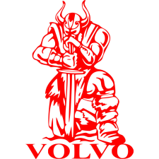 VOLVO viking matrica 50cm x50 cm autó dekoráció
