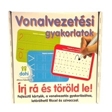  Vonalvezetési gyakorlatok -írj rá és töröld le-fejlesztő kártyák (BBJ) kreatív és készségfejlesztő