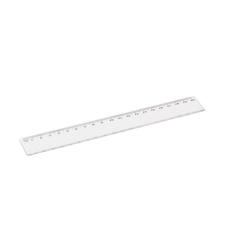 Vonalzó 20cm, műanyag Bluering® vonalzó