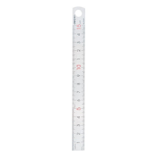 Vonalzó DELI fém 15 cm vonalzó