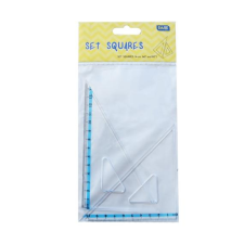  Vonalzókészlet, háromszög 10 cm és 14cm, ( 45°/60° ) 2 db/bliszter Educa vonalzó